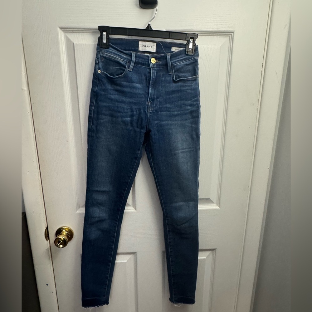 Frame Denim‎ Women's Dark Blue Skinny Jeans
